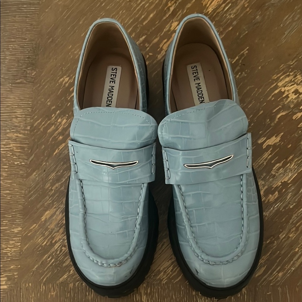 Steve Madden Blue Loafers for Men